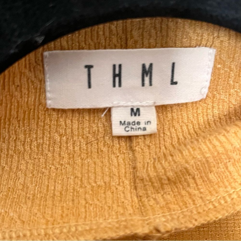 Thml Multi-Color Oversize Colorblock Mock Neck Lo… - image 3